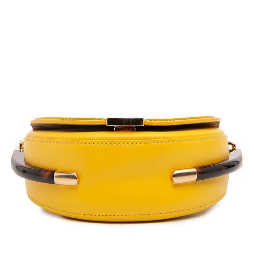 Fendi Leather Moonlight Crossbody Yellow Leather Very good condition - Inside View