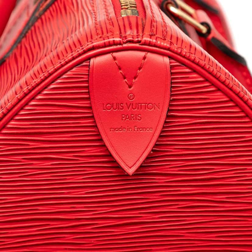 Louis Vuitton Epi Speedy 25 Red Leather Good condition - Box View