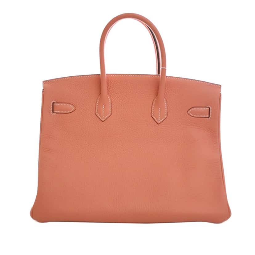 Hermès Togo Birkin Retourne 35 Orange Leather Good condition - Model View