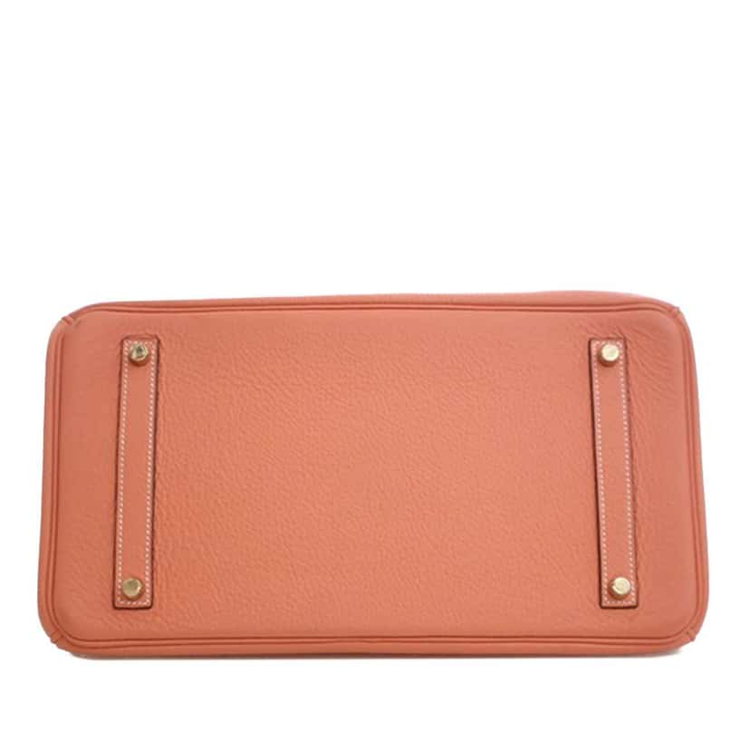 Hermès Togo Birkin Retourne 35 Orange Leather Good condition - Box View