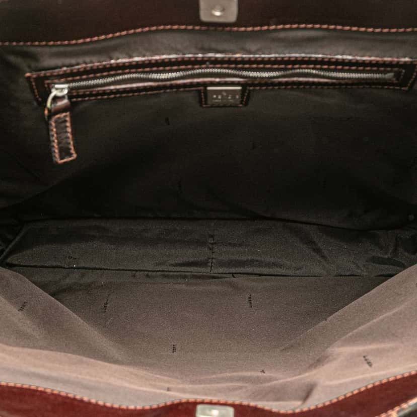 Fendi Large Zucca Canvas Tote Brown Canvas Good condition - Model View