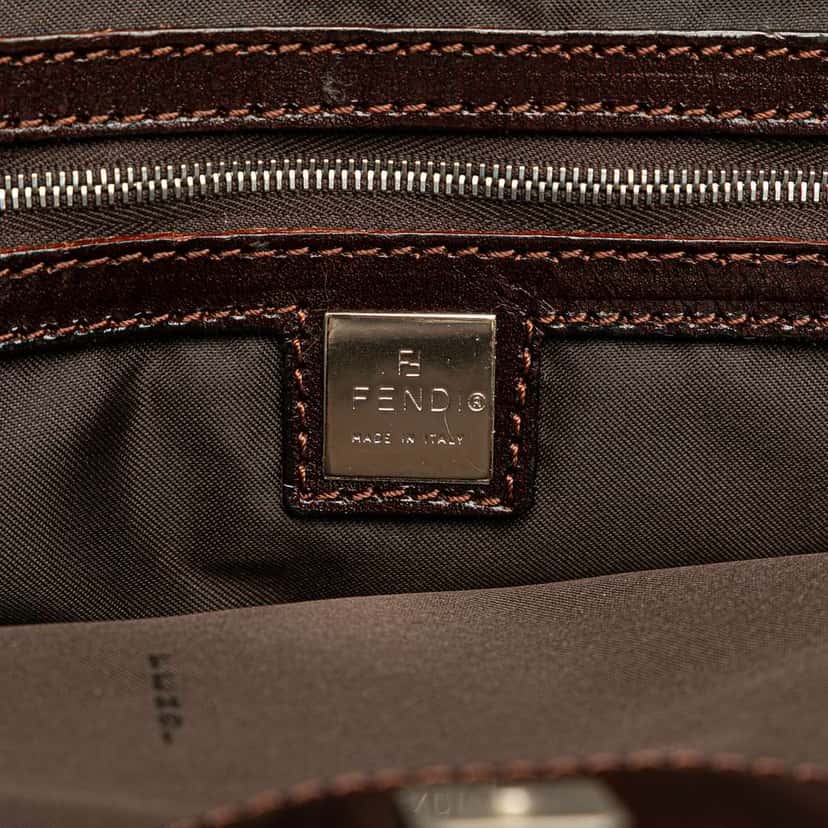 Fendi Large Zucca Canvas Tote Brown Canvas Good condition - Box View