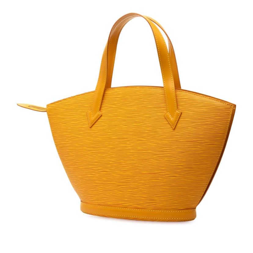 Louis Vuitton Epi Saint Jacques PM Short Strap Yellow Leather Good condition - Back View