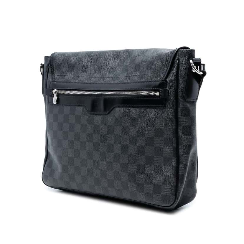 Louis Vuitton Damier Graphite Daniel MM Black Good condition - Back View
