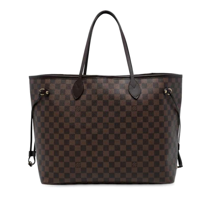Louis Vuitton Damier Ebene Neverfull GM Brown Good condition - Front View