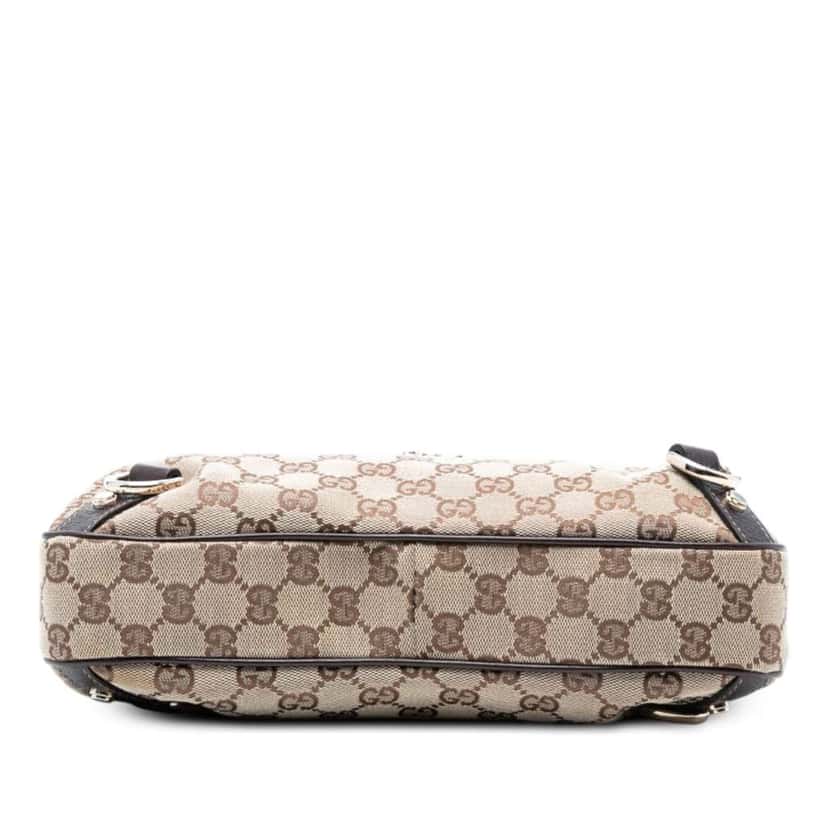 Gucci GG Canvas Abbey D Ring Shoulder Bag Brown Canvas Good condition - Inside View