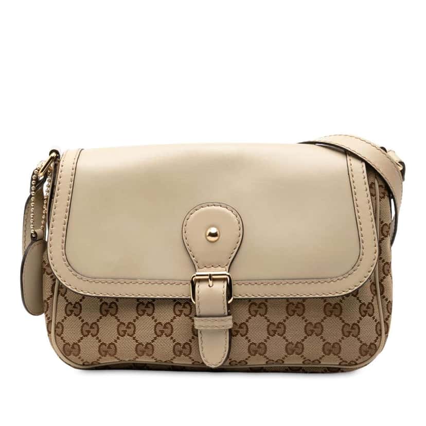 Gucci GG Canvas Sukey Crossbody Brown Canvas Good condition - Front View