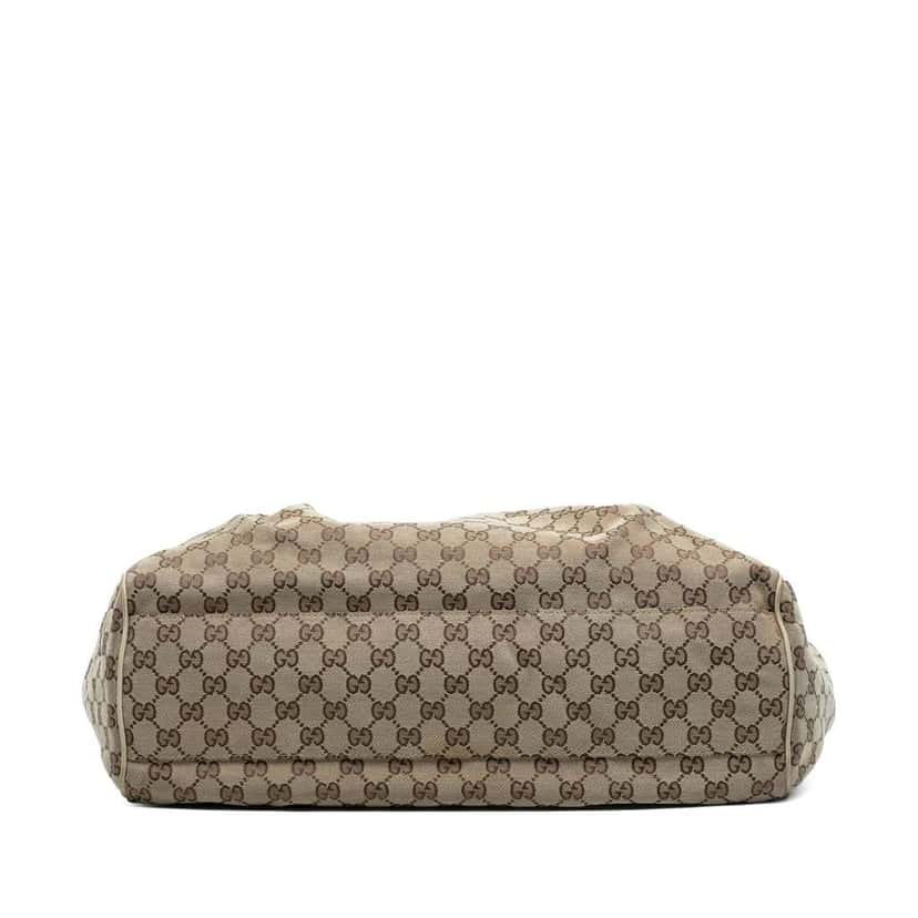 Gucci Large GG Canvas Sukey Tote Brown Canvas Good condition - Inside View