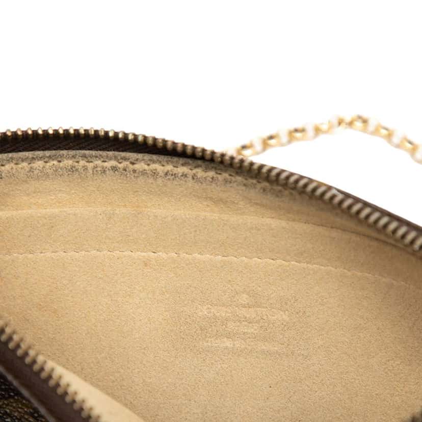 Louis Vuitton Monogram Pochette Milla MM Brown Good condition - Box View