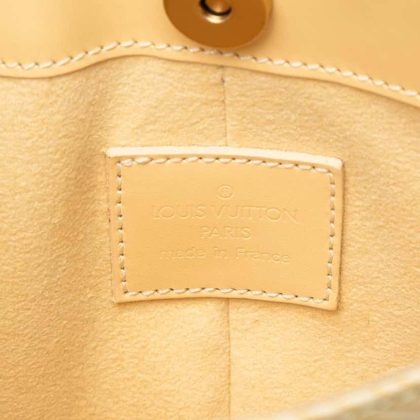 Louis Vuitton Epi Demi Lune Pochette Yellow Leather Good condition - Box View