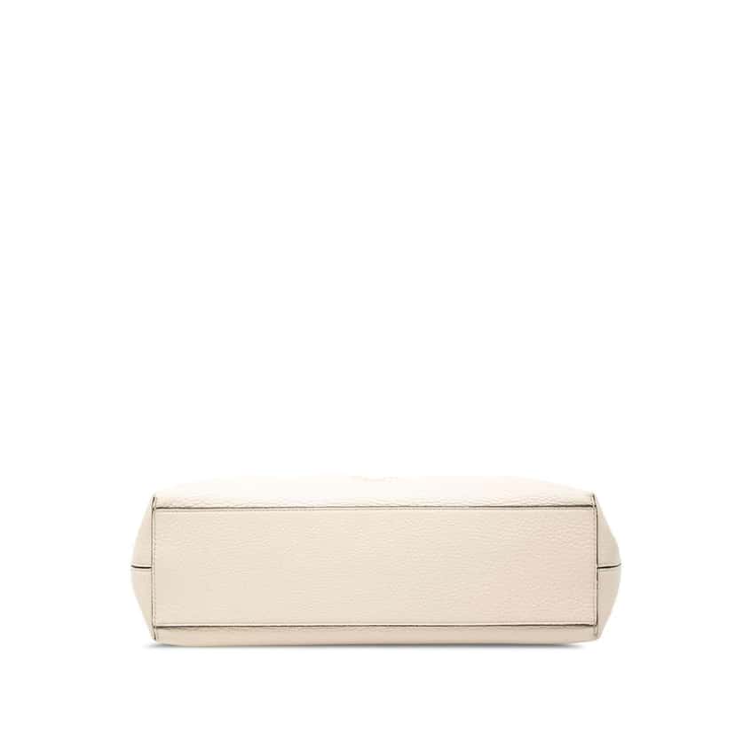 Valentino Leather Rockstud Tote White Leather Good condition - Inside View