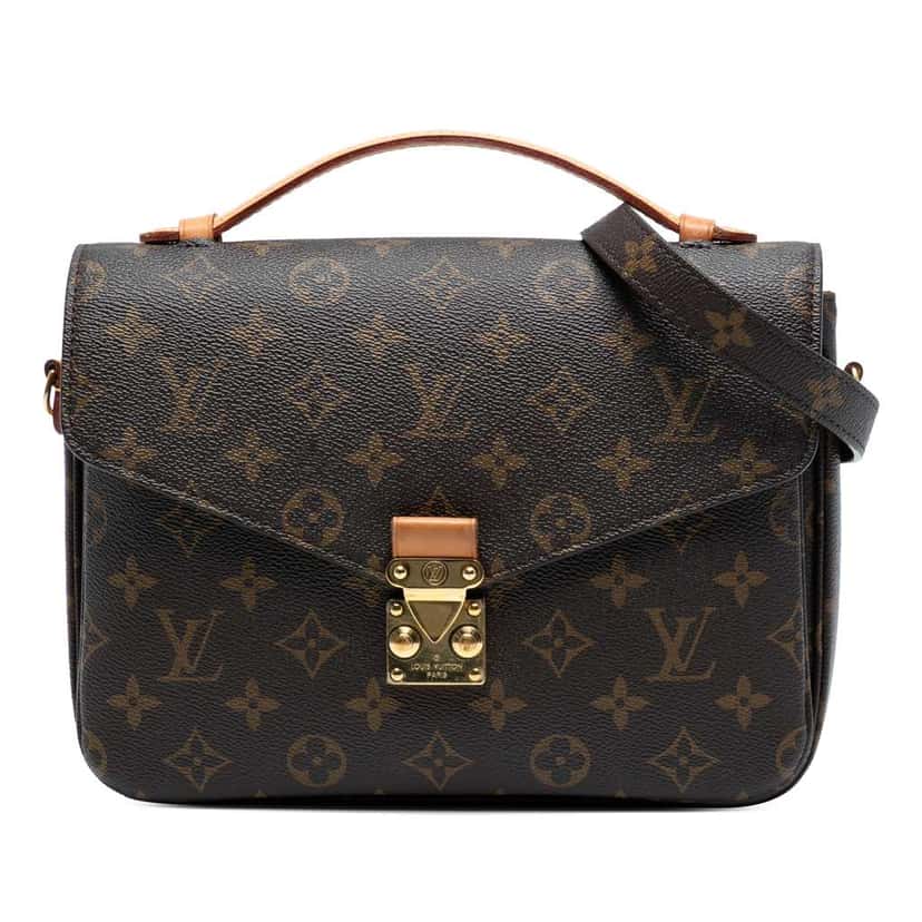 Louis Vuitton Monogram Pochette Metis Brown Good condition - Front View