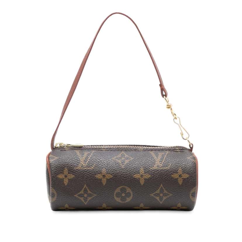 Louis Vuitton Monogram Papillon Pochette Brown Good condition - Front View