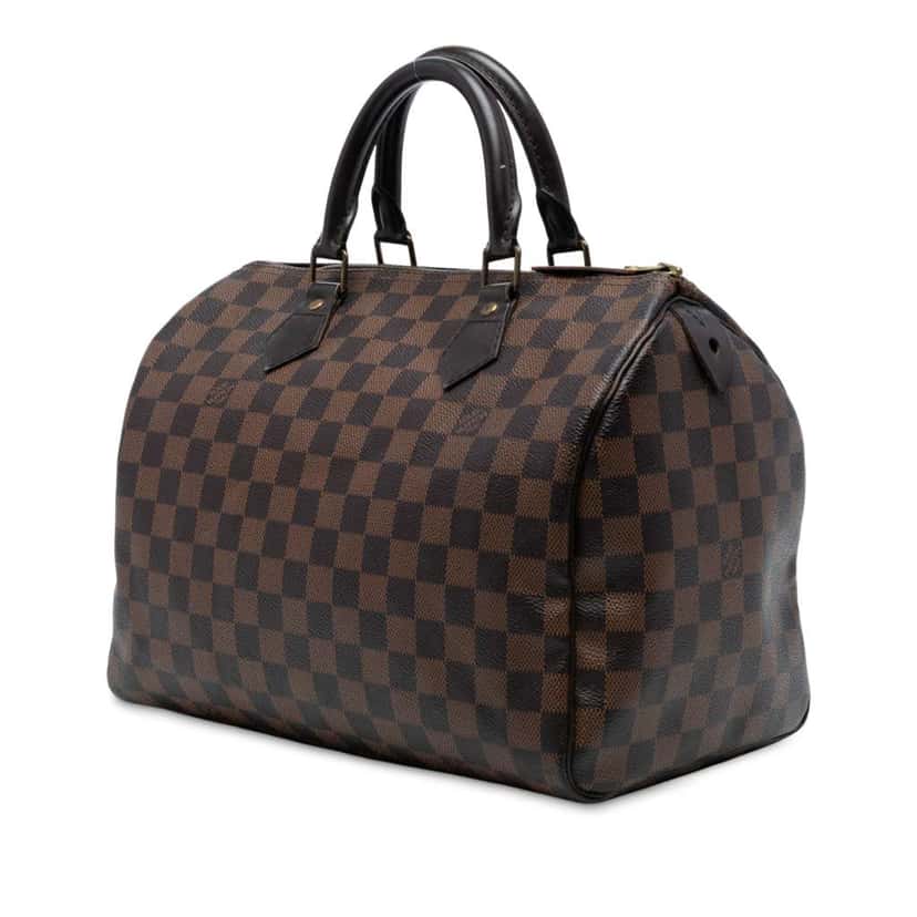 Louis Vuitton Damier Ebene Speedy 30 Brown Good condition - Back View