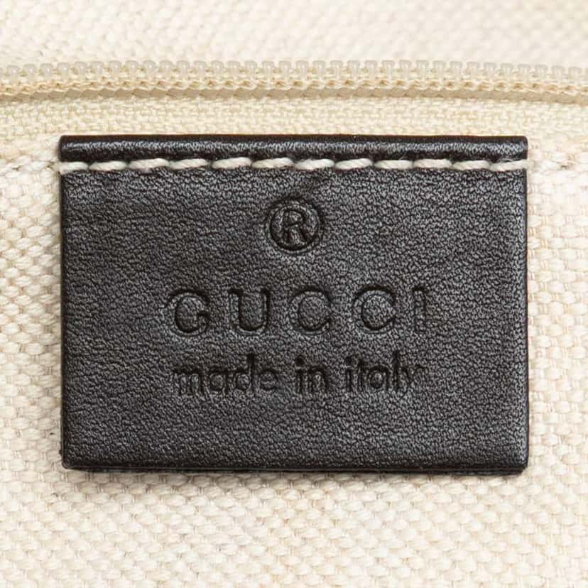Gucci Medium GG Canvas Sukey Tote Brown Canvas Good condition - Box View