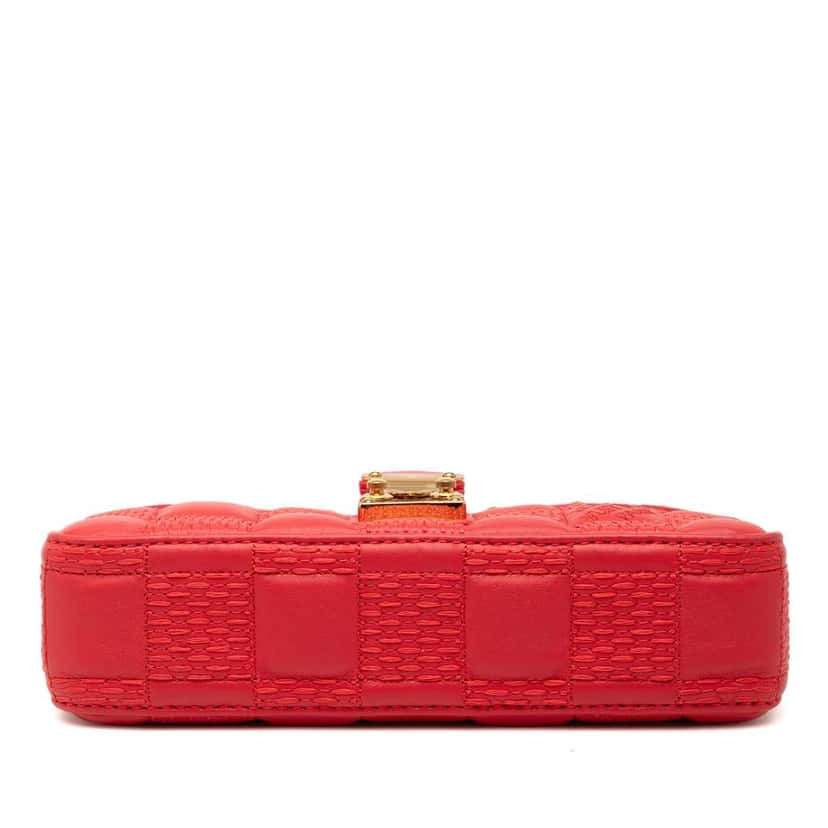 Louis Vuitton Damier Quilt Lambskin Troca Pochette Pink Leather Good condition - Inside View