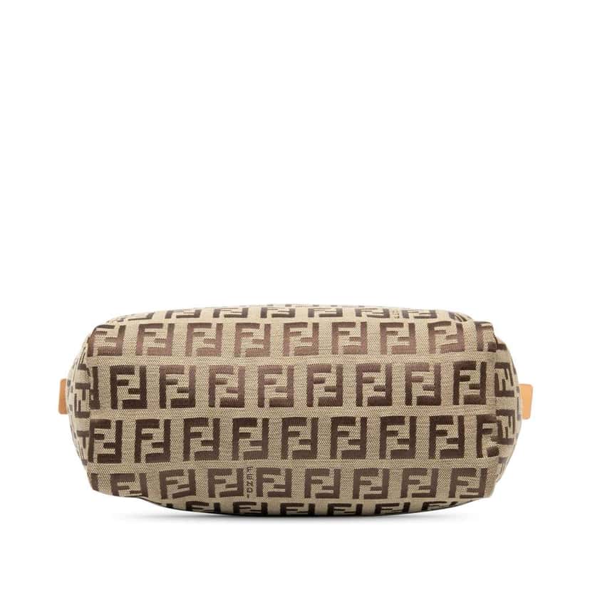 Fendi Zucchino Canvas Handbag Brown Canvas Good condition - Inside View
