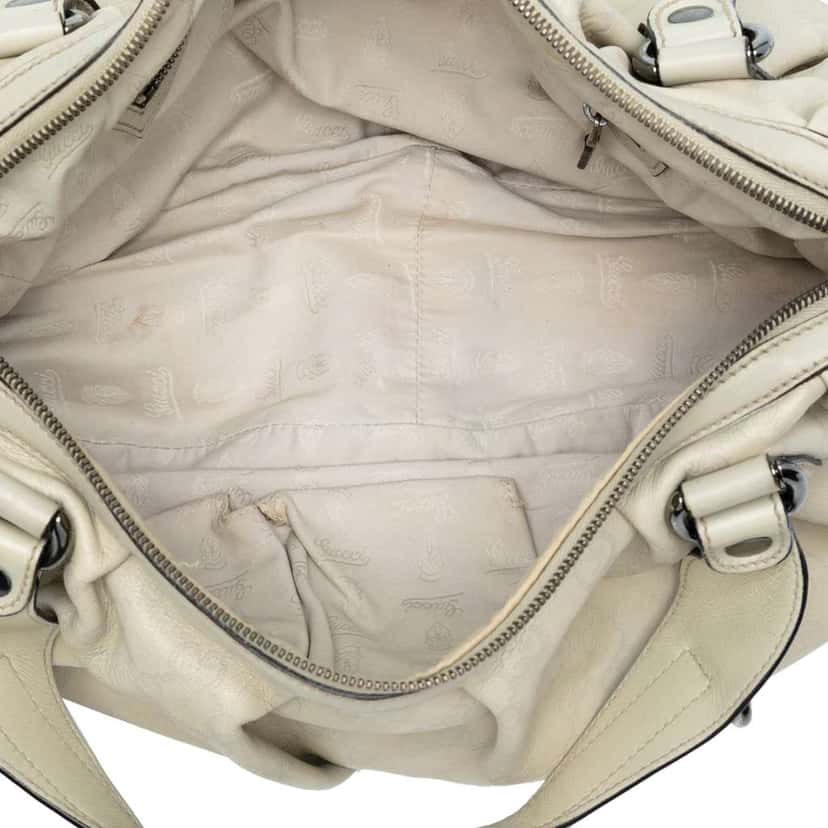 Gucci Guccissima Icon Bit Satchel Brown Leather Good condition - Model View