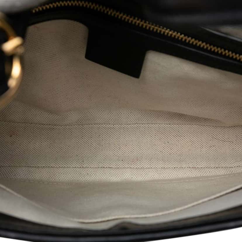 Gucci Small Bicolor Leather Jackie 1961 Crossbody White Leather Good condition - Model View