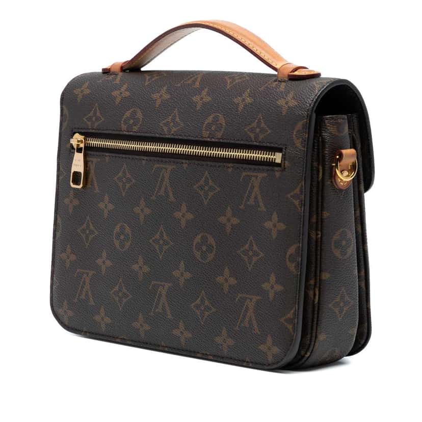 Louis Vuitton Monogram Pochette Metis Brown Good condition - Back View