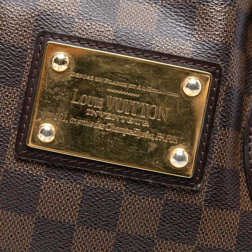 Louis Vuitton Damier Ebene Hampstead MM Brown Good condition - Box View