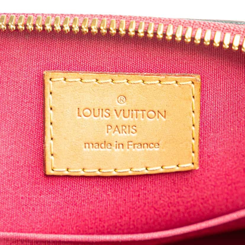 Louis Vuitton Monogram Vernis Alma BB Red Leather Good condition - Box View