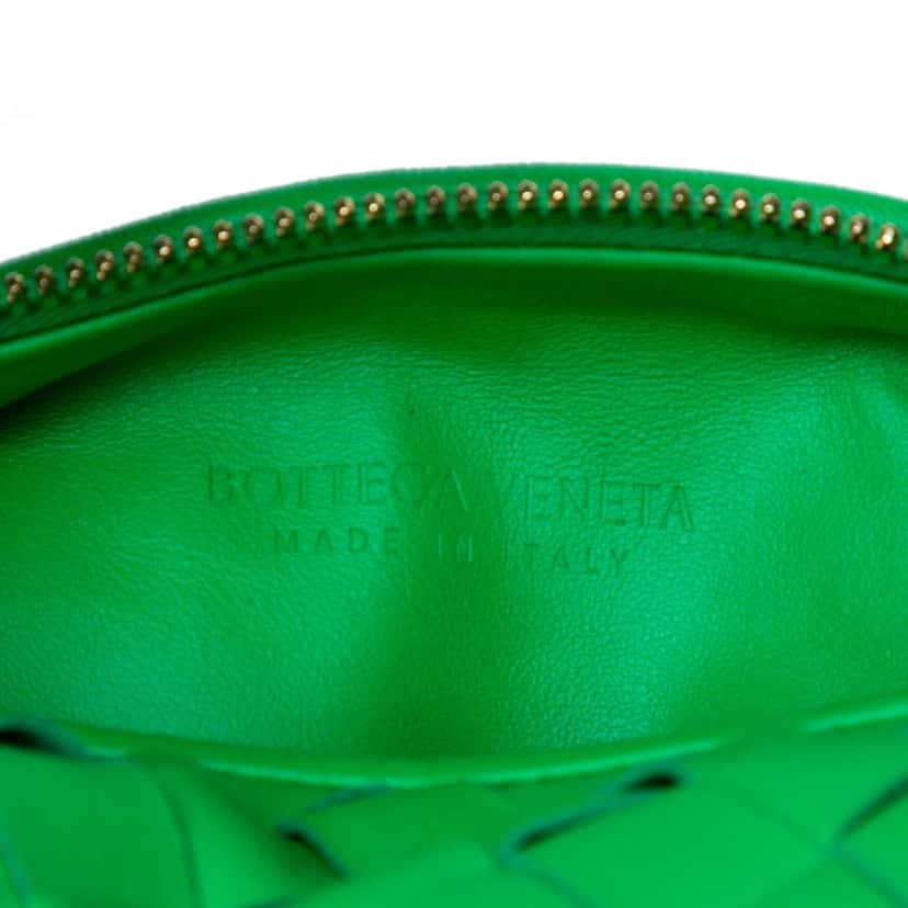 Bottega Veneta Mini Nappa Intrecciato Jodie Green Leather Good condition - Box View