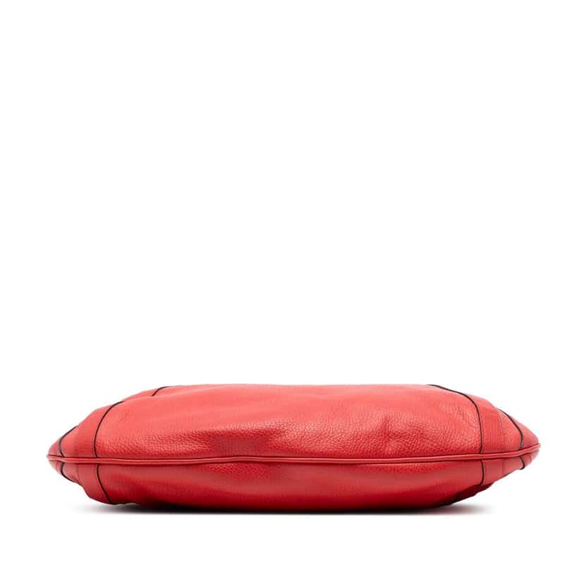 Gucci Leather Abbey D Ring Convertible Tote Red Leather Good condition - Inside View