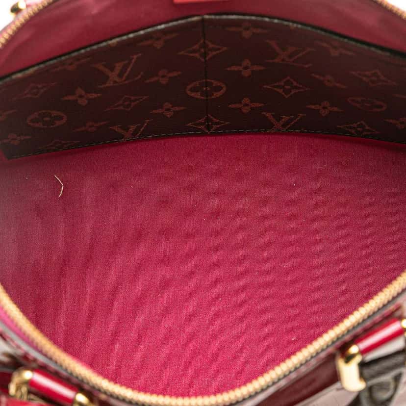 Louis Vuitton Vernis Miroir Tote Purple Leather Good condition - Model View