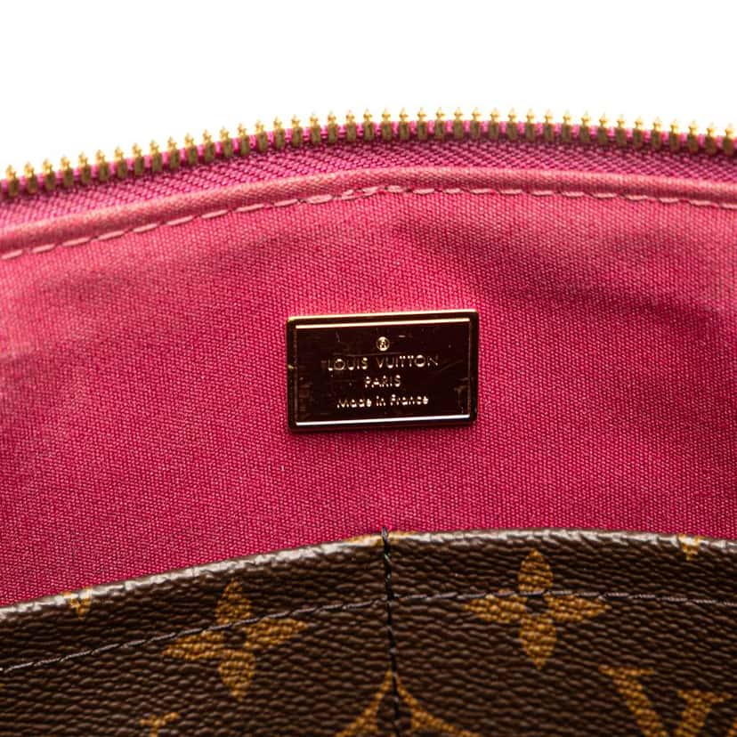 Louis Vuitton Vernis Miroir Tote Purple Leather Good condition - Box View