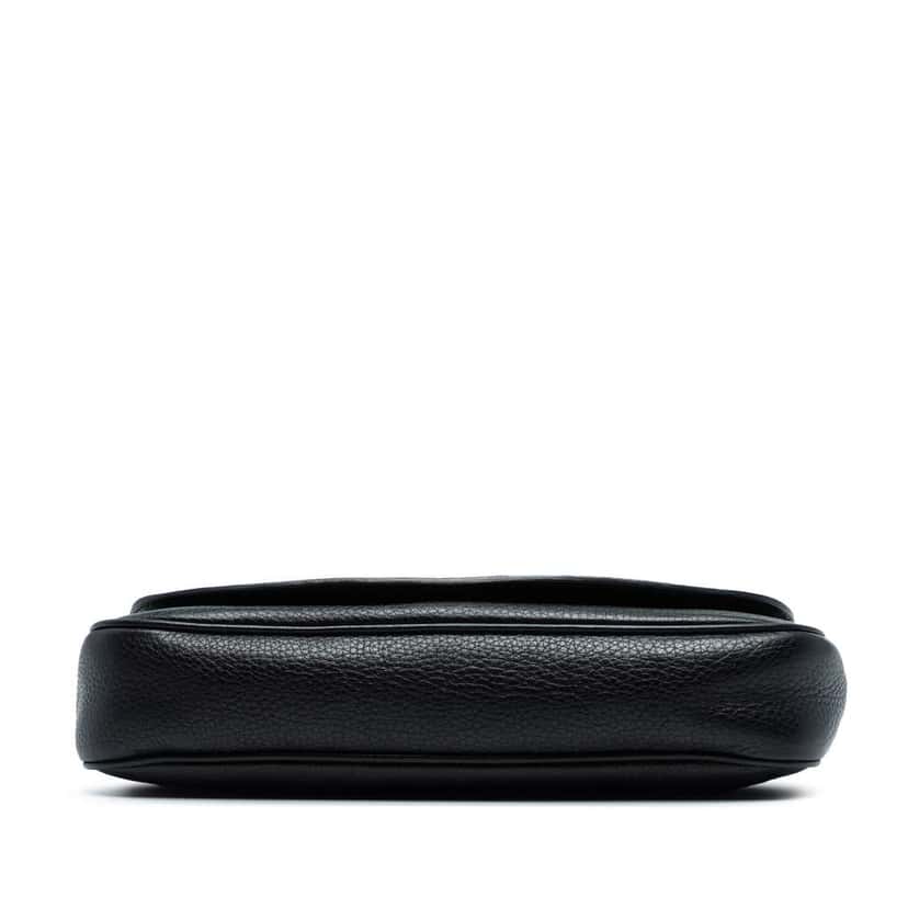 Gucci Medium Leather Soho Chain Flap Crossbody Black Leather Good condition - Inside View
