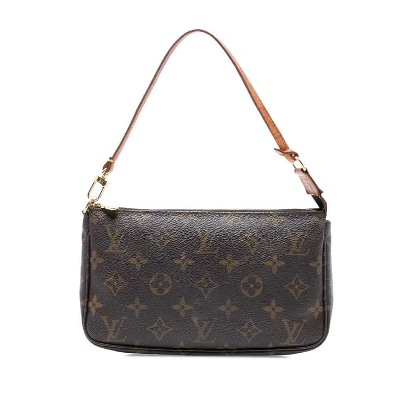 Louis Vuitton Monogram Pochette Accessoires Brown Good condition - Front View