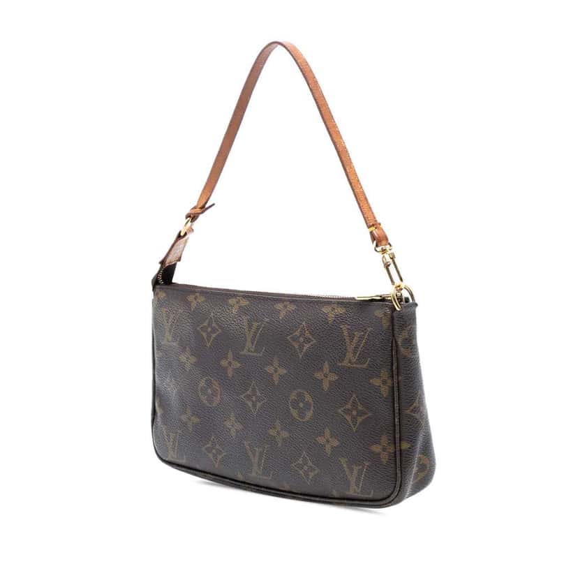 Louis Vuitton Monogram Pochette Accessoires Brown Good condition - Back View