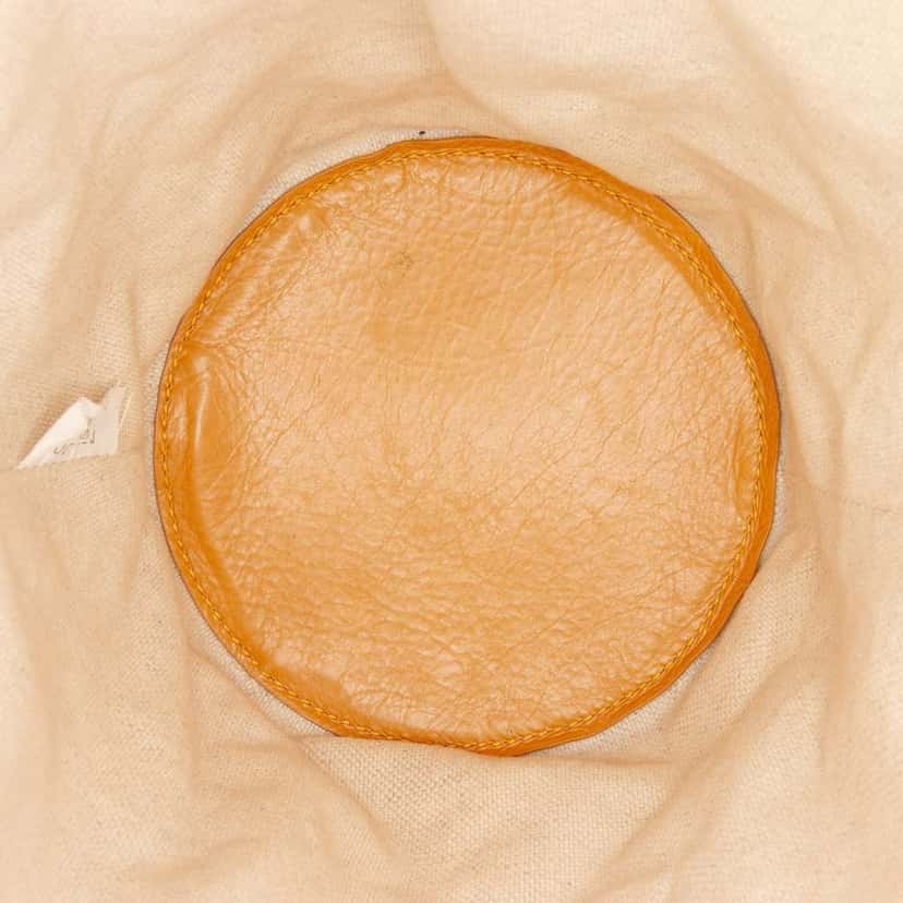 Bottega Veneta Small Calfskin Intreccio Kalimero Bucket Bag Brown Leather Very good condition - Box View