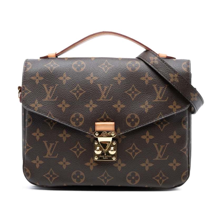 Louis Vuitton Monogram Pochette Metis Brown Good condition - Front View
