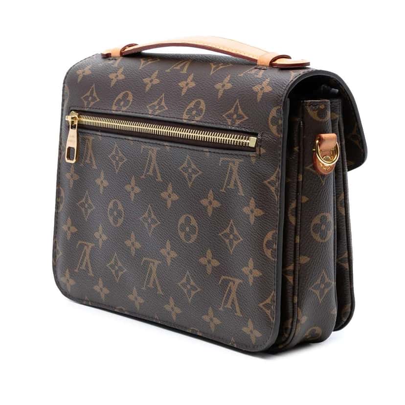 Louis Vuitton Monogram Pochette Metis Brown Good condition - Back View