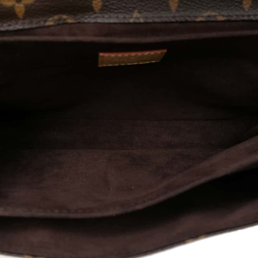 Louis Vuitton Monogram Pochette Metis Brown Good condition - Model View