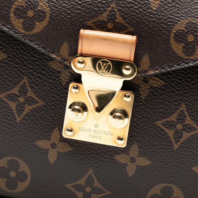 Louis Vuitton Monogram Pochette Metis Brown Good condition - Box View