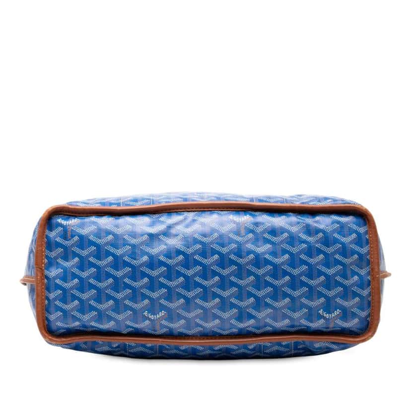 Goyard Goyardine Reversible Pertuis PM Blue Canvas Good condition - Inside View