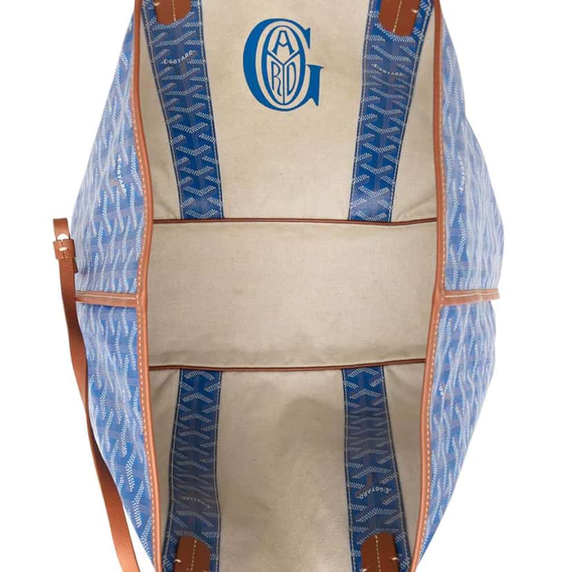 Goyard Goyardine Reversible Pertuis PM Blue Canvas Good condition - Model View