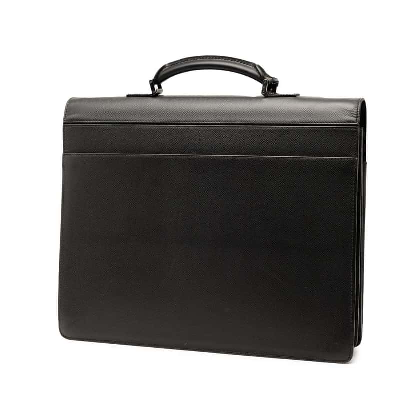 Louis Vuitton Taiga Robusto 2 Black Leather Good condition - Back View