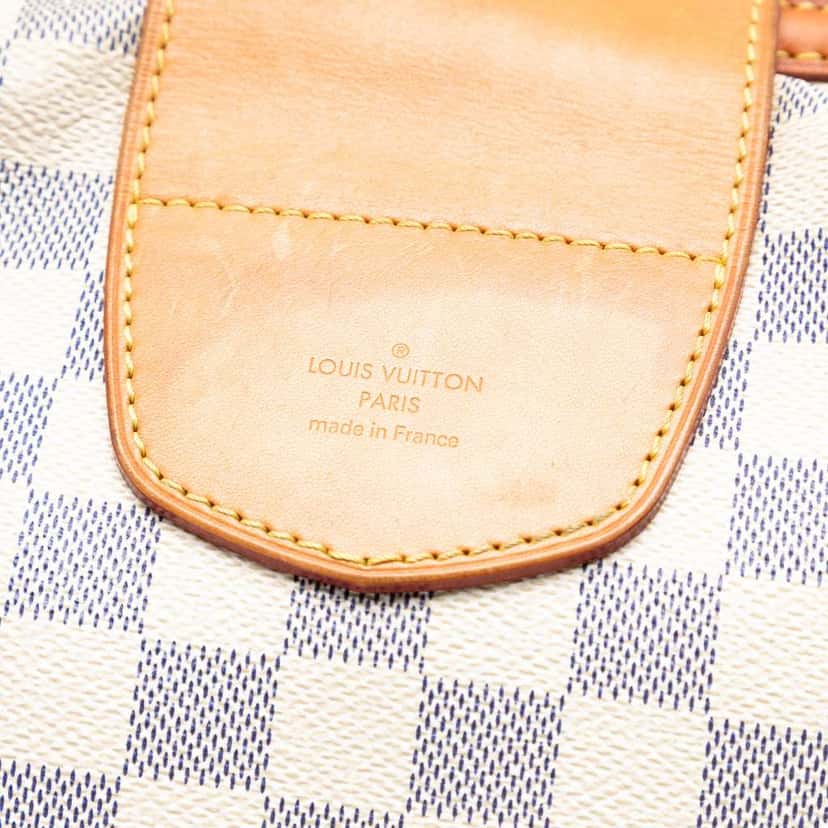 Louis Vuitton Damier Azur Stresa PM White Good condition - Box View