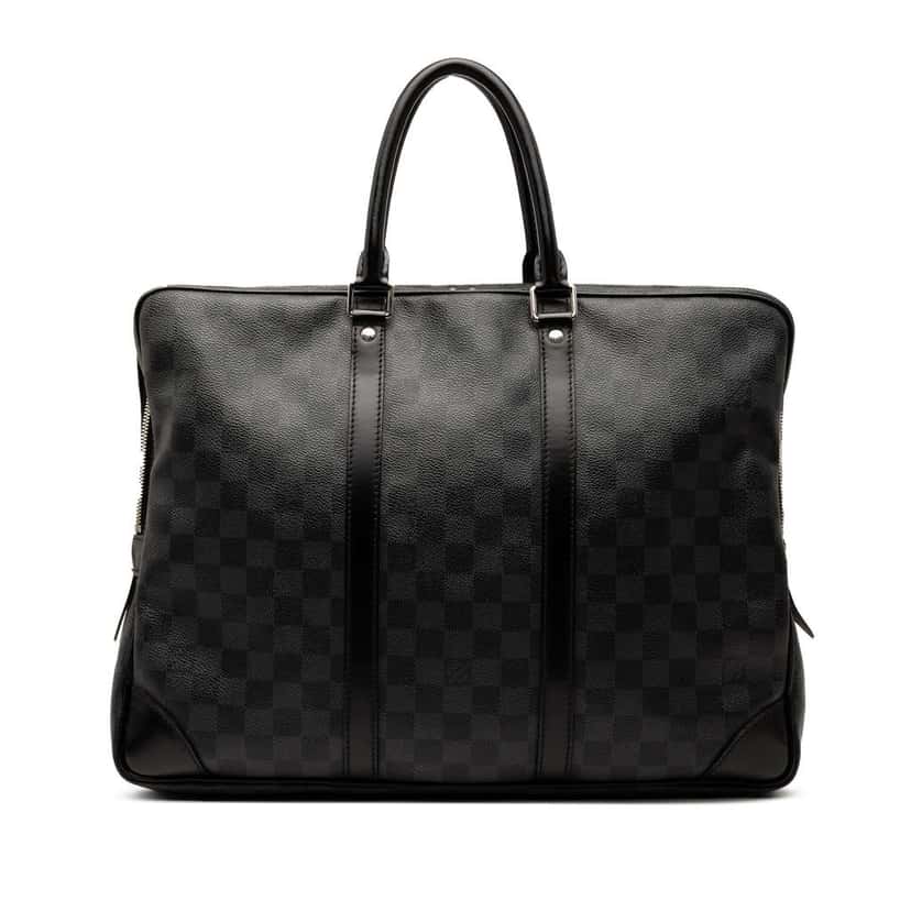 Louis Vuitton Damier Graphite Porte Documents Voyage PM Black Good condition - Front View