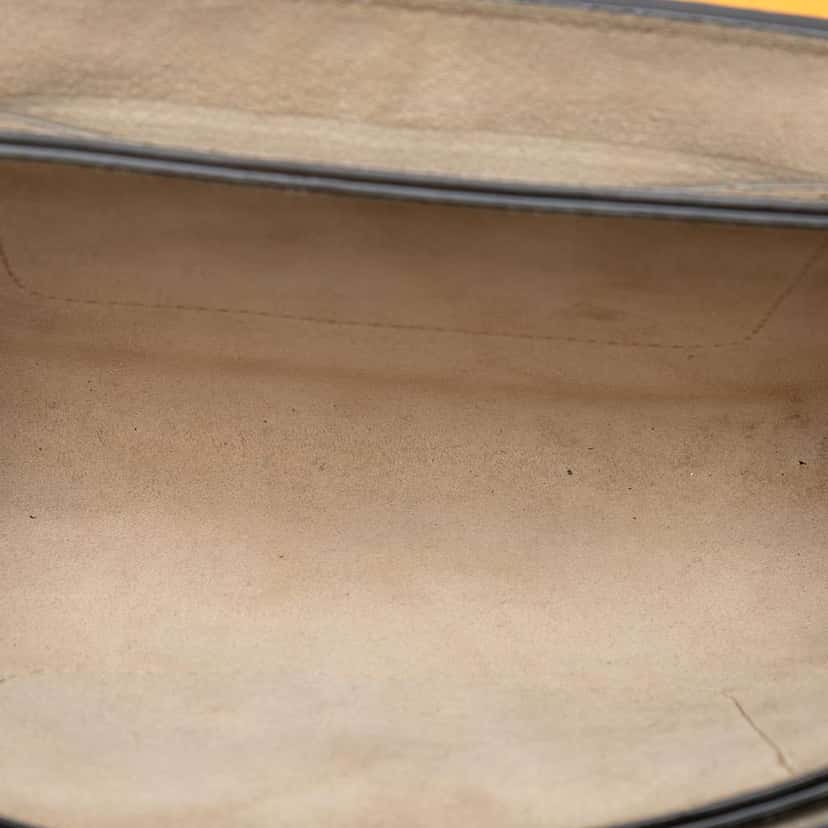 Chloé Small Suede and Calfskin Faye Crossbody Yellow Leather Good condition - Model View