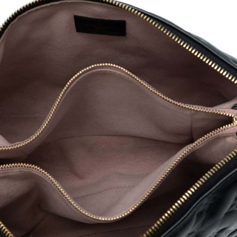 Louis Vuitton Monogram Embossed Puffy Lambskin Coussin PM Black Leather Good condition - Model View