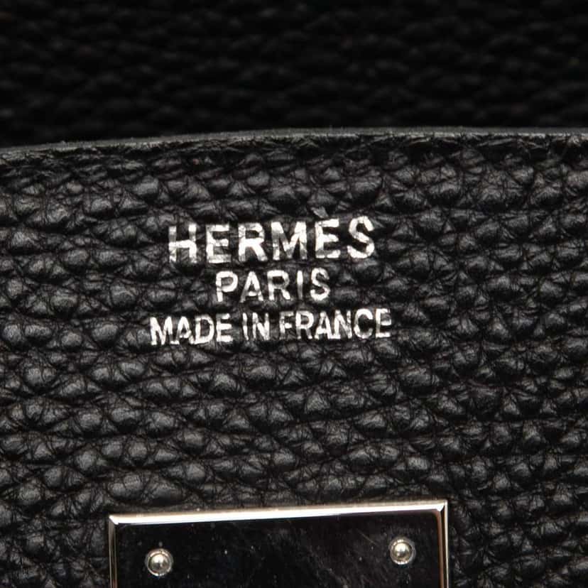 Hermès Togo Birkin Retourne 35 Black Leather Good condition - Box View