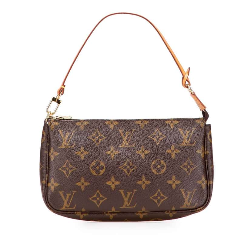 Louis Vuitton Monogram Pochette Accessoires Brown Good condition - Front View
