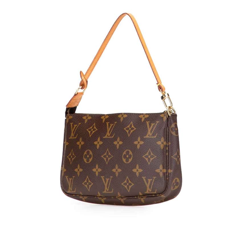Louis Vuitton Monogram Pochette Accessoires Brown Good condition - Back View