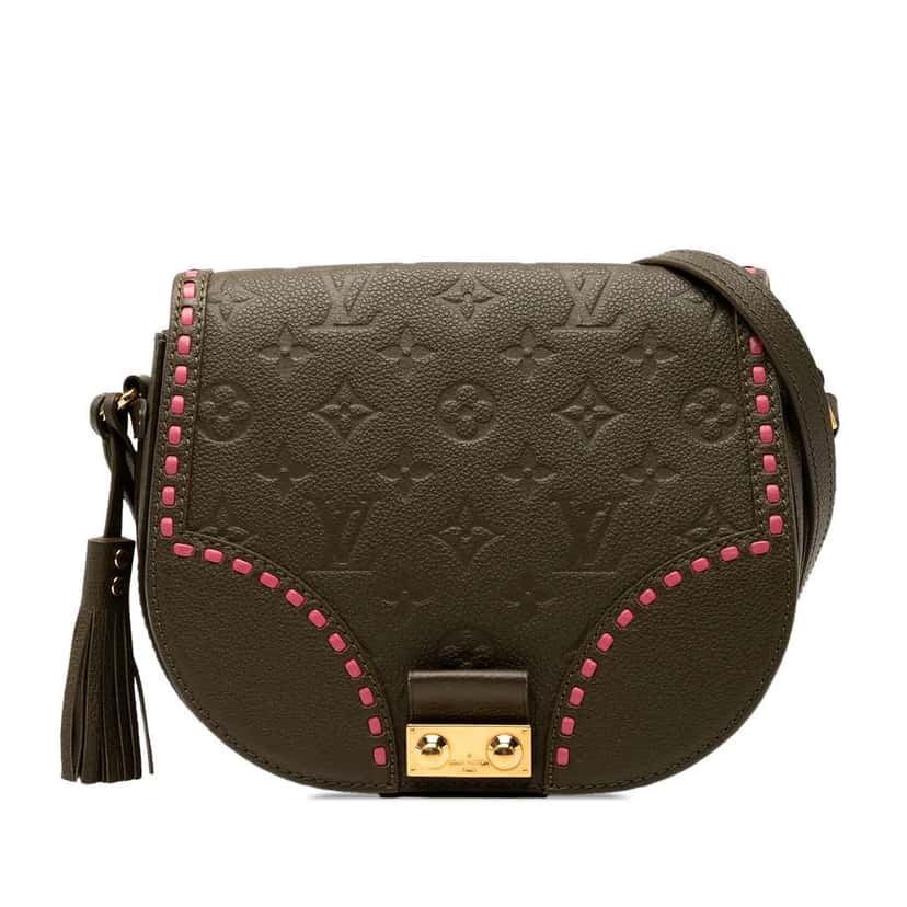 Louis Vuitton Monogram Empreinte Junot Brown Leather Very good condition - Front View
