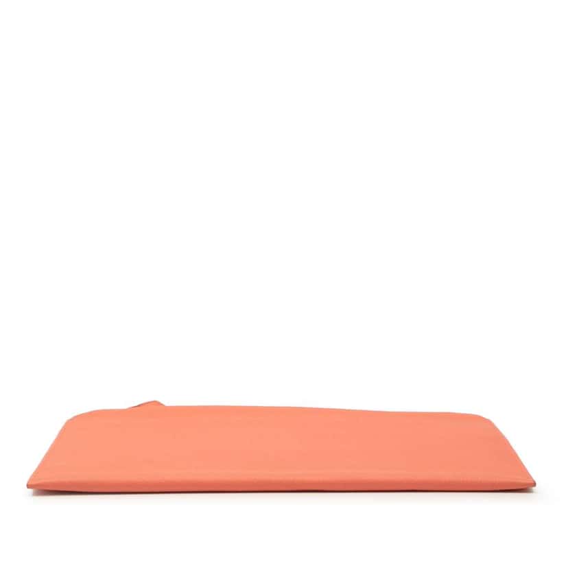 Hermès Medium Togo Bazar Pouch Orange Leather Good condition - Inside View